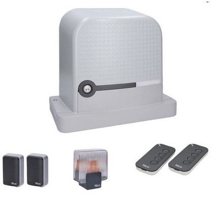 NICE RBS600BDKCE Kit ROBUS 600 pour automatisme portail coulissant avec poids max de 400Kg, irrversible, 24Vcc - nouvelle gnration
