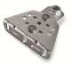 NICE PLA15 Wingo Moby Toona: Patte de fixation ct vantail rglable  visser (paire)