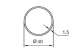 NICE 503.24015R01 Adaptation moteur : Tube rond 40x1,5 - Era35 et Neo35