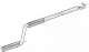 NICE 576.10150 Manivelle avec crochet  poigne articule, gris L=1500 mm