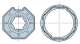 NICE 516.07015 Adaptateur pour tube OCTO 70 mm diamtre 58mm pour moteur ERA