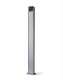 NICE PPK Nice PPK Colonne aluminium pour clavier, lecteur ou contacteur  cl avec logement pour 1 selecteur, 110cm