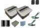 NICE MFAB3024KCE Kit pour portail battant pour 3.5 m par vantail en 24v enterr avec caissons et accessoires de montage + 2 tlcommandes