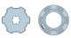 NICE 513.16300 Kit pour tube Rollease 63 mm, roue + couronne