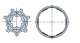 NICE 513.24215 Adaptation Era S rond 44 mm, roue + couronne