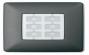 NICE WSG Plaque murale carre : graphite
