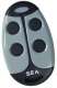 SEA 23110476 Emetteur 433 MHz - 4 canaux COCCINELLA Rolling-code Grise