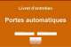 SEGEDIP LEPA Portes Automatiques : Livret Entretien