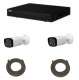 SEGEDIP KITNVR_2CAMIP Pack vidosurveillance DAHUA IP 4 Mgapixel avec 2 camras bullet + 2 cbles 20m RJ45 sans Disque dur