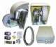 SEGEDIP SR24 Systme automatique  roue pour portails battants  2 vantaux lourds - 24 V, 300 cycles, 300 W, pression au sol rglable - Ouverture 180 rapide avec ralentissements 2 moteurs + 1 carte de gestion + cellules + 2 tlcommandes