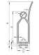 SEGEDIP OSE-P 25.90.00 Profil palpeur 90 mm (65 + 25)  bavette dtachable - le ml