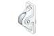 SIMU 2001737 Guide cordon blanc, roulette acier 