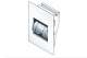 SIMU 2001744 Guide cordon blanc, encastr, roulette acier 