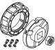 SIMU 9013824 Kit D124 : Adaptateur : Roue et couronne - 133 x 4
