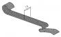 SIMU 2001941 Sangle de 14/15 mm en polyester, gris uni - pour enrouleur, livr en bobine de 100m