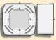 SOMFY 9998001 Boitier BLANC montage en saillie gamme INTEO