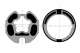 SOMFY 9420326 Adaptation Moteur : Diam 78 Goutte Diam 14 mm maxi pour LT60