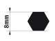 SOMFY 9014165 Adaptateur AXE J4 - 8mm HEXA 