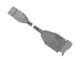 SOMFY 9014182 Cble pour moteur STAS3 pour J4 (0.9m)