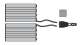 SOMFY 90118297 Kit batterie Invisio 3S avec le cble pour relier les 2 batteries