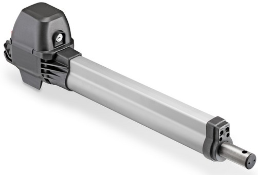 SOMMER S13605-00001 Vérin TWIST M pour portails battants avec un poids max par battant de 300Kg, utilisation universelle gauche ou droite, angle ouverture max 130°