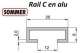 SOMMER 50650 Rail aluminium en C
