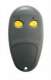 PROEM ER2C4ACD Tlcommande 2 touches jaunes  10 Dip-switch 433.92Mhz code fixe compatible garage