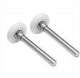 TORQUE FORCE TF_009527 Roulette 2 pouces en nylon  46, axe  11, longueur 121 : lot de 2