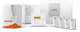 URMET UCUBE3 Kit anti-intrusion filaire comprenant 1 centrale avec synthse vocale + clavier + sirne intrieure + sirne extrieure + 4 dtecteurs + paramtrage