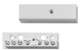 Aritech ES007 Bote de raccordement, 5 plots  visser, auto protge, BLANC, certification NF type 3