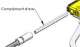Voltec 710020 Complment axe (Hxa 10s, plat) - 1 vantail (le ml)