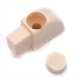 Voltec 490229 Embout de glissiere BEIGE 1 unit - ct droit ou gauche
