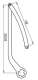 Voltec 105728 Paire de Bras 2 parties 3900041 ou Night and Day 3 FAAC