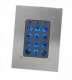 XPR EX5P-103A Clavier  code, lecteur de proximit - encastr - INOX - touches polycarbonates rtroclaires - 2 relais - 99 codes