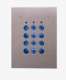 XPR EX6-102A Clavier - montage encastr - plaque INOX - touches plastiques rtroclaires - 2 relais - bus RS-485 - 1000 codes