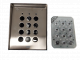 XPR EX6-62A Clavier - montage en saillie - botier INOX - touches plastiques rtroclaires - 2 relais - bus RS-485 - 1000 codes