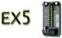 XPR EX6-TP Electronique seule - touches plastiques rtroclaires - 2 relais - bus RS-485 - 1000 codes