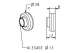ZURFLUHFELLER B132 Roulement cage emboutie diamtre extrieur 28mm / AL12 EP. 12