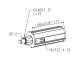 ZURFLUHFELLER A321B Embout escamotable ZF54 Crabot mle + AXE D12