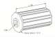 ZURFLUHFELLER A404 Embout octo 40 L65 carr 8