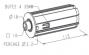 ZURFLUHFELLER A490A Embout escamotable ZF54 / PALIER D18 / CARRE 10