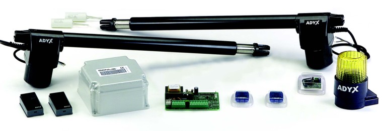 Adyx Genius ATLAS2-LEX500 Kit de vrins ATLAS 2 ou LEX 500 pour portail battant 230v en 500mm