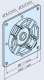 BECKER 4930 300 524 0 Support clip P/R Exte avec pion pour pi�ce clip mini et pi�ce de t�te EXTE