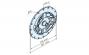 BECKER 4930 300 3590 Support clip THYSSEN