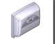 CAME 119RIBK025 Couvercle anterieur armoire de commande BK