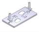 CAME 119RIBK001 Base d'ancrage motoreducteur - BK
