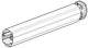 CAME 88001-0233 Profil fixe avec capuchon