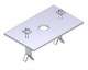 CAME 119RIY053 Base d'ancrage motoreducteur - by3500t