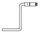 ELERO 243340501 Manivelle avec cardan pour moteurs D.M et W.M, x = 1,35 m