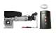 GAPOSA KBHS70MCH Kit moteur monophas 70Nm BHS70MCH, commande de secours  chane - fins de courses mcaniques et carte QC201 avec boite  boutons intgre